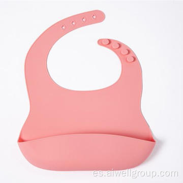 Ventas calientes Silicone Bib BPA GRATIS